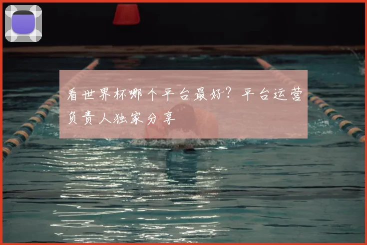 看世界杯哪个平台最好？平台运营负责人独家分享