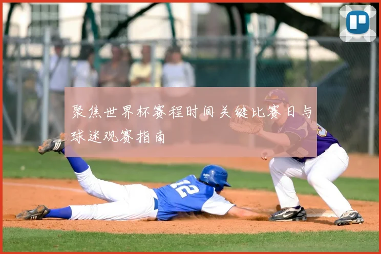 聚焦世界杯赛程时间关键比赛日与球迷观赛指南